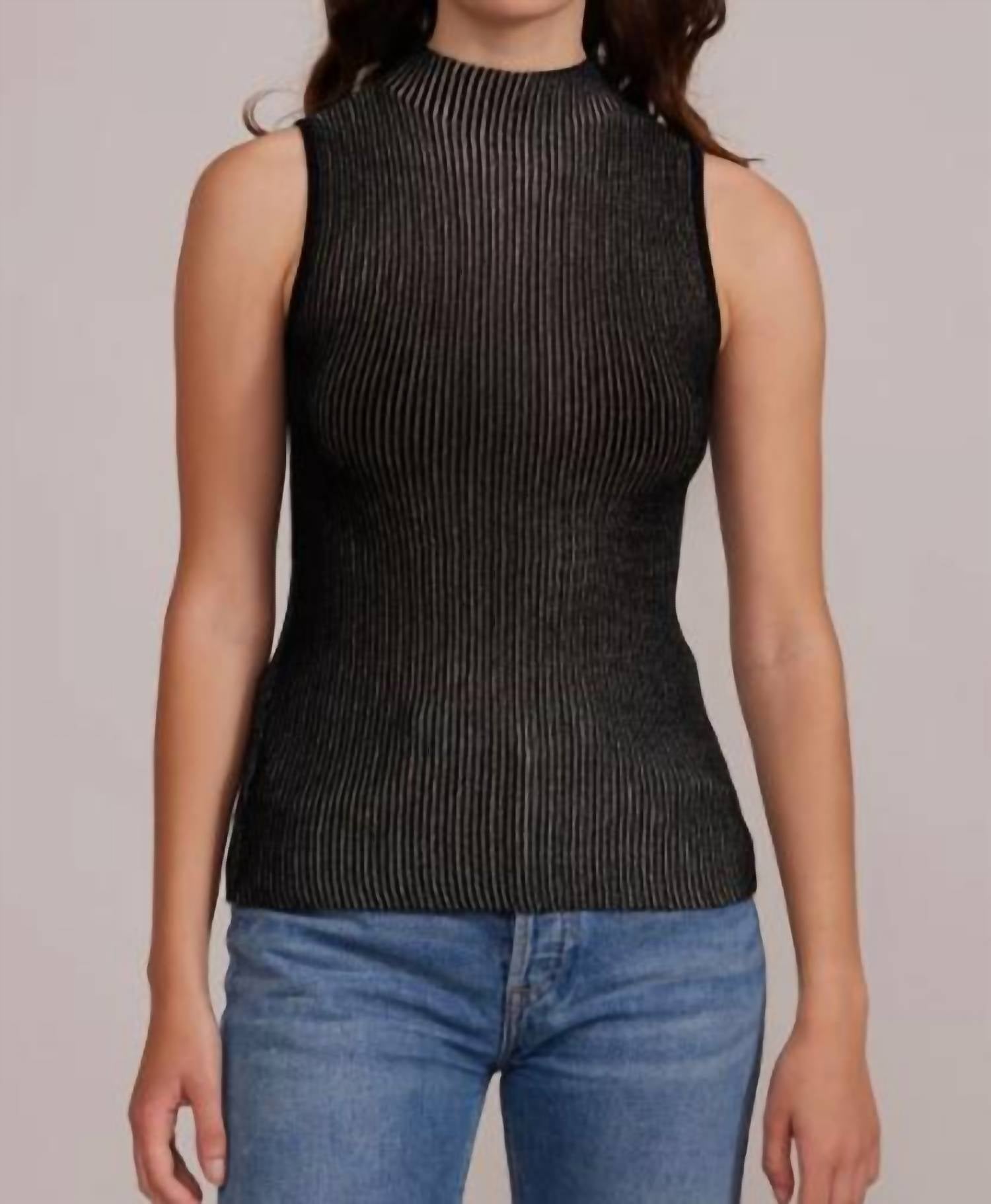 Lucy Paris - Gyda Mock Neck Top