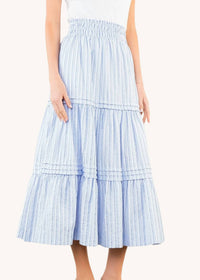 Thml - Smocked Waist Tiered Long Skirt