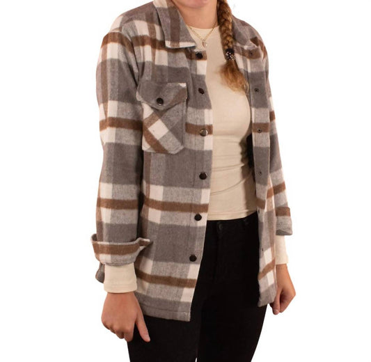 Michelle Mae - Cassidy Classic Plaid Shacket