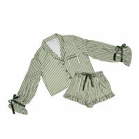 Bella Sleep + Spa - Women's Button Up Top And Pajama Short Set
