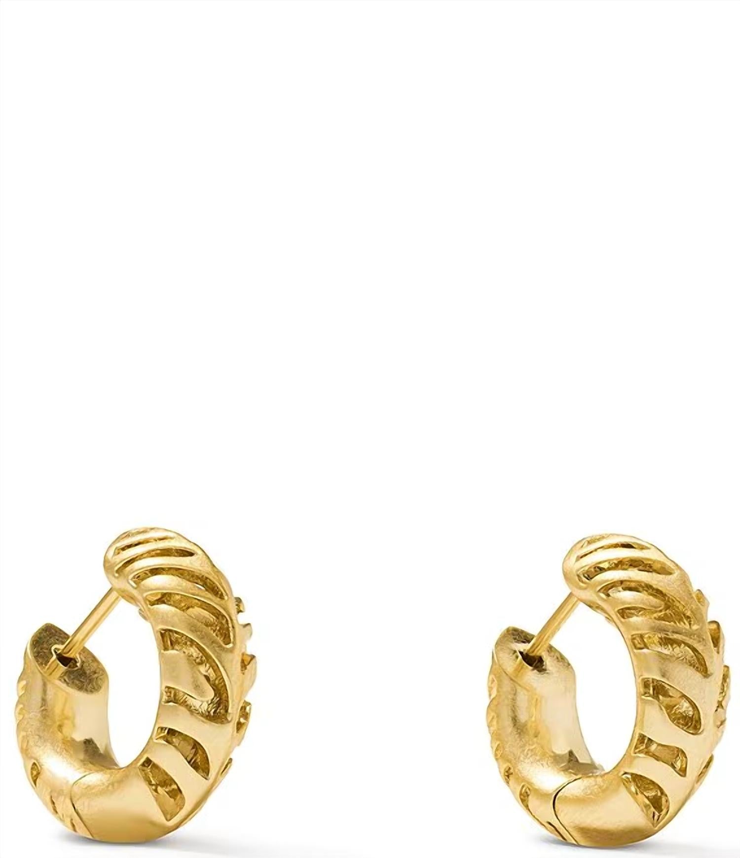 Kendra Scott - Women's Tiger Striped Mikki Huggie Earrings