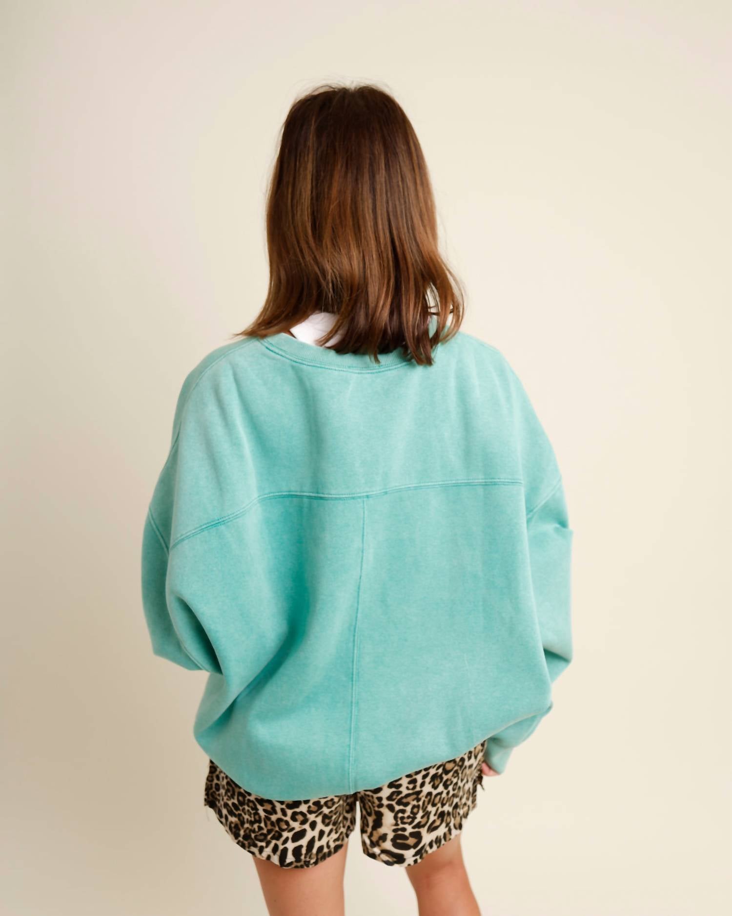Trend:Notes - Notte Crew Oversized Sweatshirt