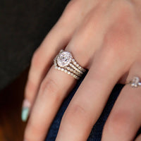 Starlette Women's Mia Stackable Ring in silver - women's jewelry - view 4
