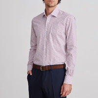 Emanuel Berg Mr Crown Floral Print Shirt in red - men's shirt
