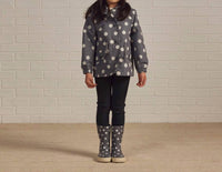 Rylee + Cru Kids' Rain Boot in dotty - kids' shoe - detail view
