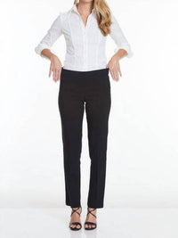 Slimsation By Multiples - Petite Pull-on Ankle Dress Pants With Pockets