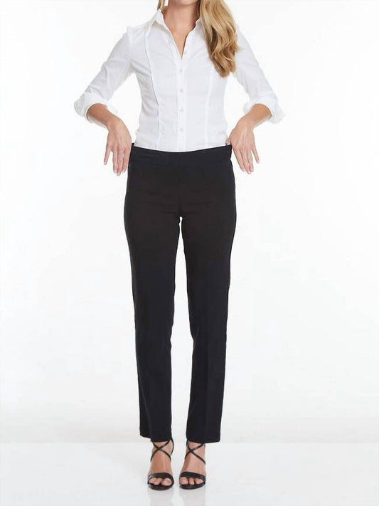 Slimsation By Multiples - Petite Pull-on Ankle Dress Pants With Pockets