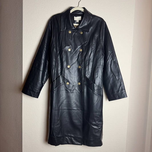 The Korner - Women's Faux Leather Coat