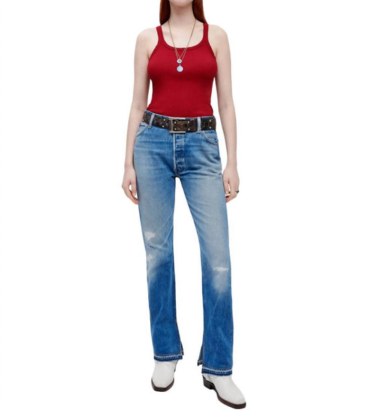 Re/Done - HIGH RISE SKINNY BOOT CUT JEAN