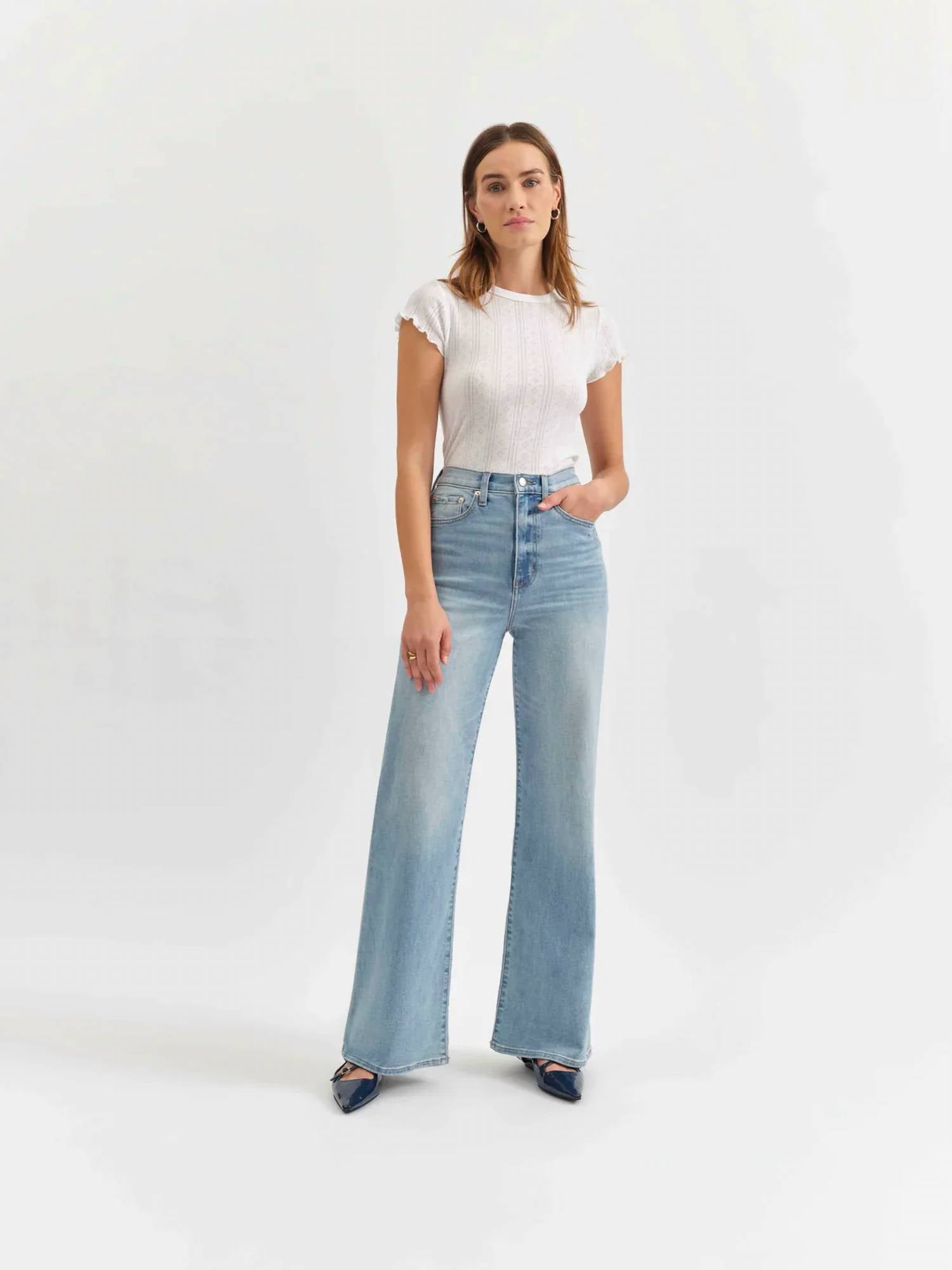 Daze - Far Out Wide Leg Jeans
