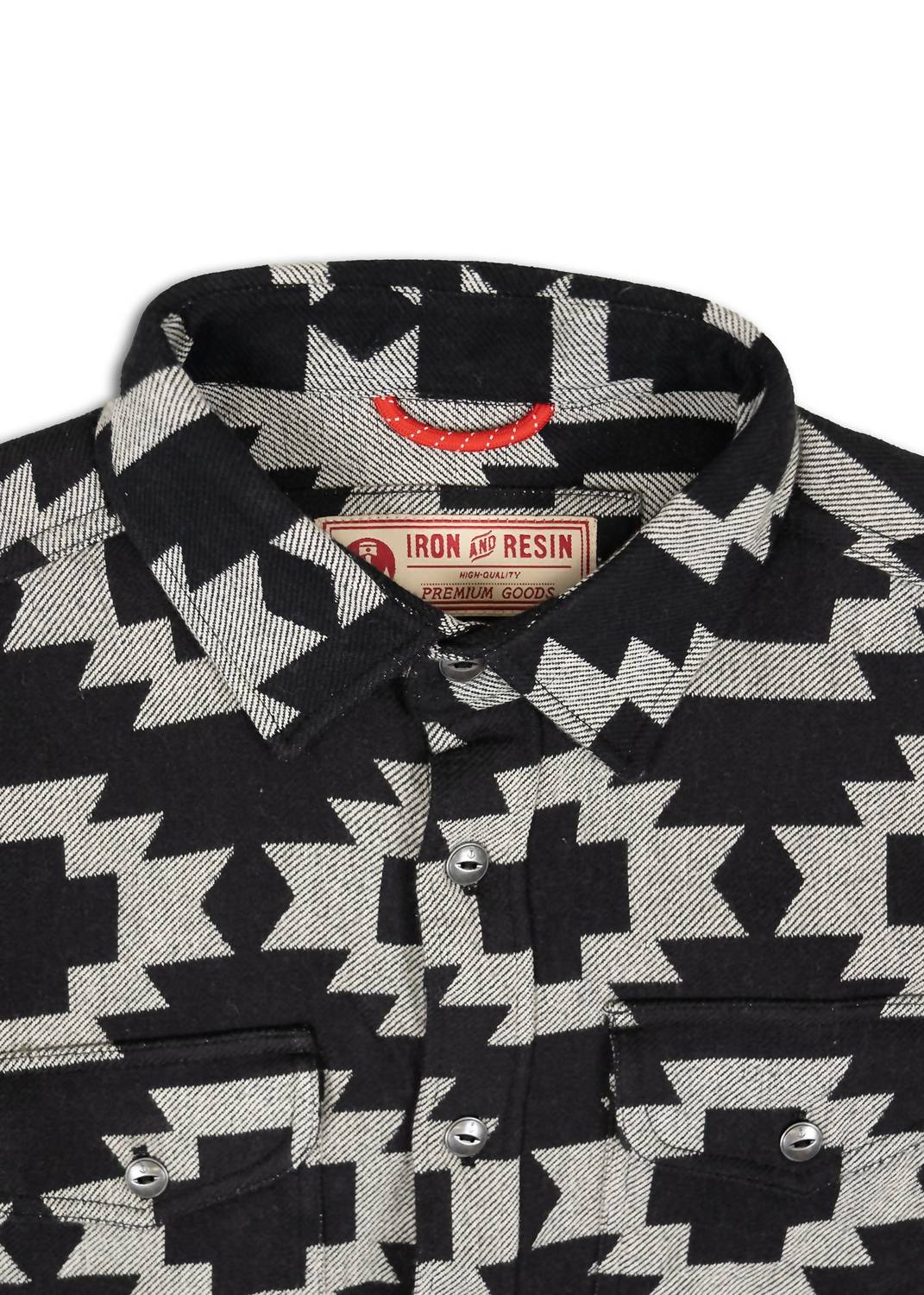 Iron & Resin Men's Yuma Shirt in black - men's shirt - alternate view