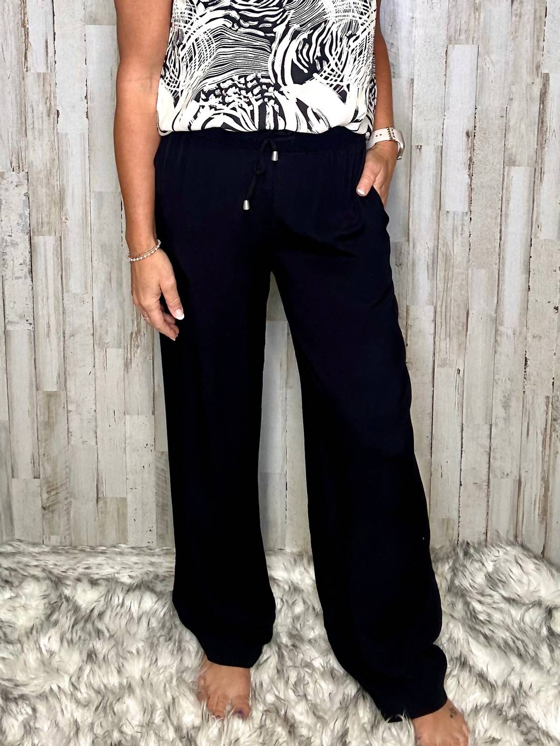 Charlie B - Dalhart Pull-on Wide Leg Pant