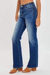 Risen - Mid Rise Relaxed Bootcut Jeans - Plus
