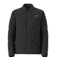 THE NORTH FACE Afterburner Insulated Flannel Jacket in black sumac - men's jacket - detail view