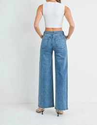 Just Black Denim - Stretchy Wide Leg Jeans