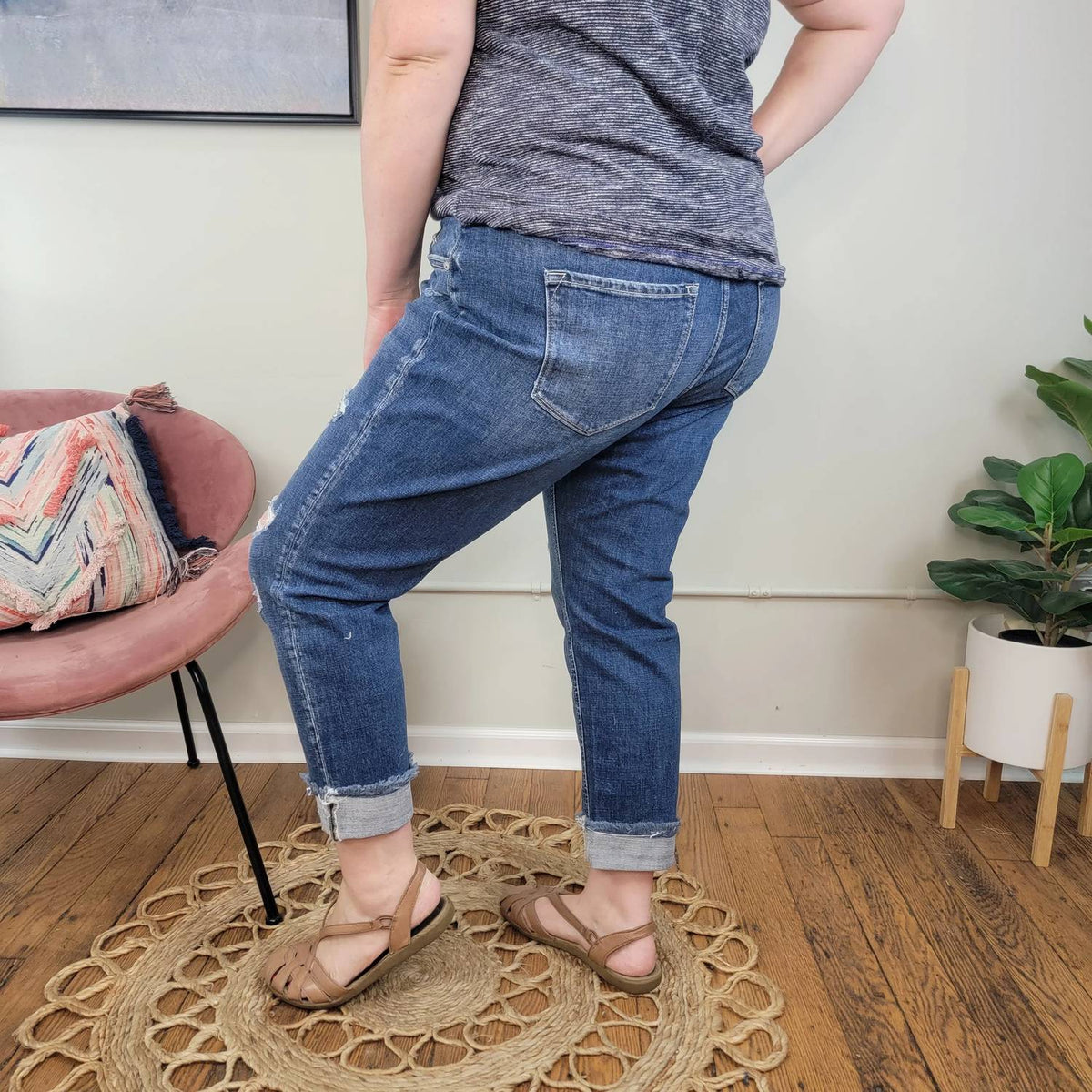 Kancan - Tara Slim Boyfriend Jeans