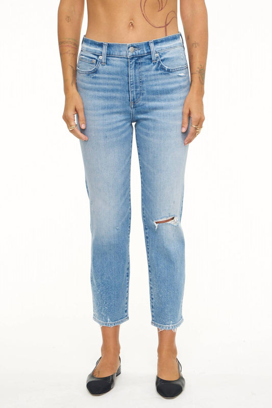 MONROE CROP HIGH RISE CIGARETTE CROP JEANS