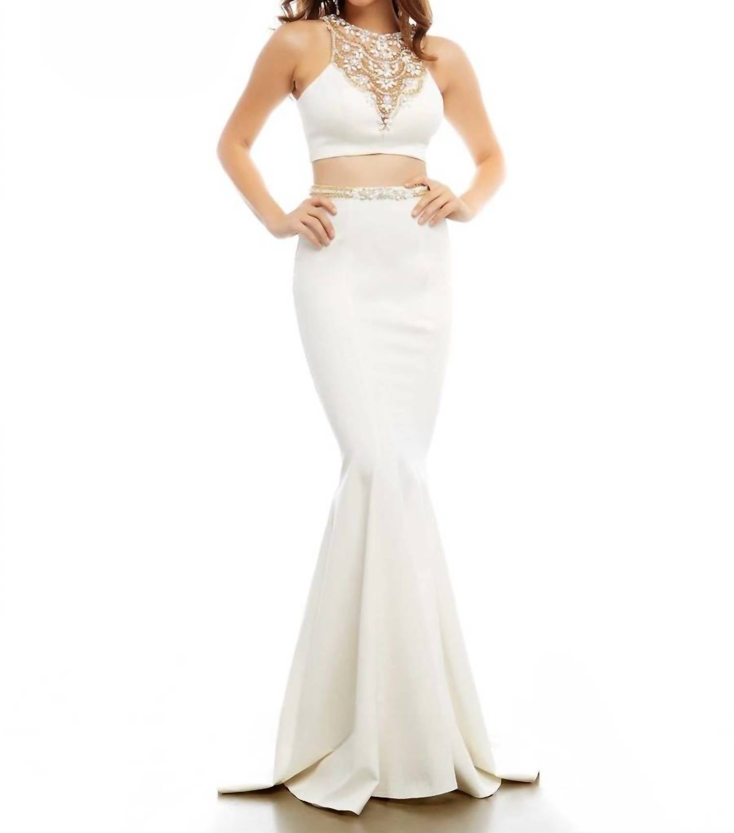 Mac Duggal - TWO-PIECE MERMAID GOWN