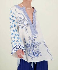 Me369 - Alexa Amalfi Placket Tunique