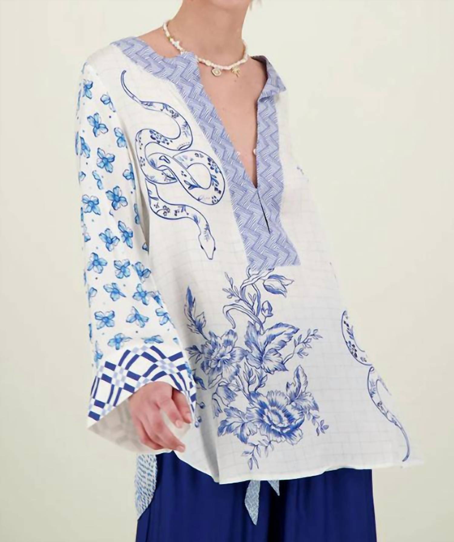 Me369 - Alexa Amalfi Placket Tunique