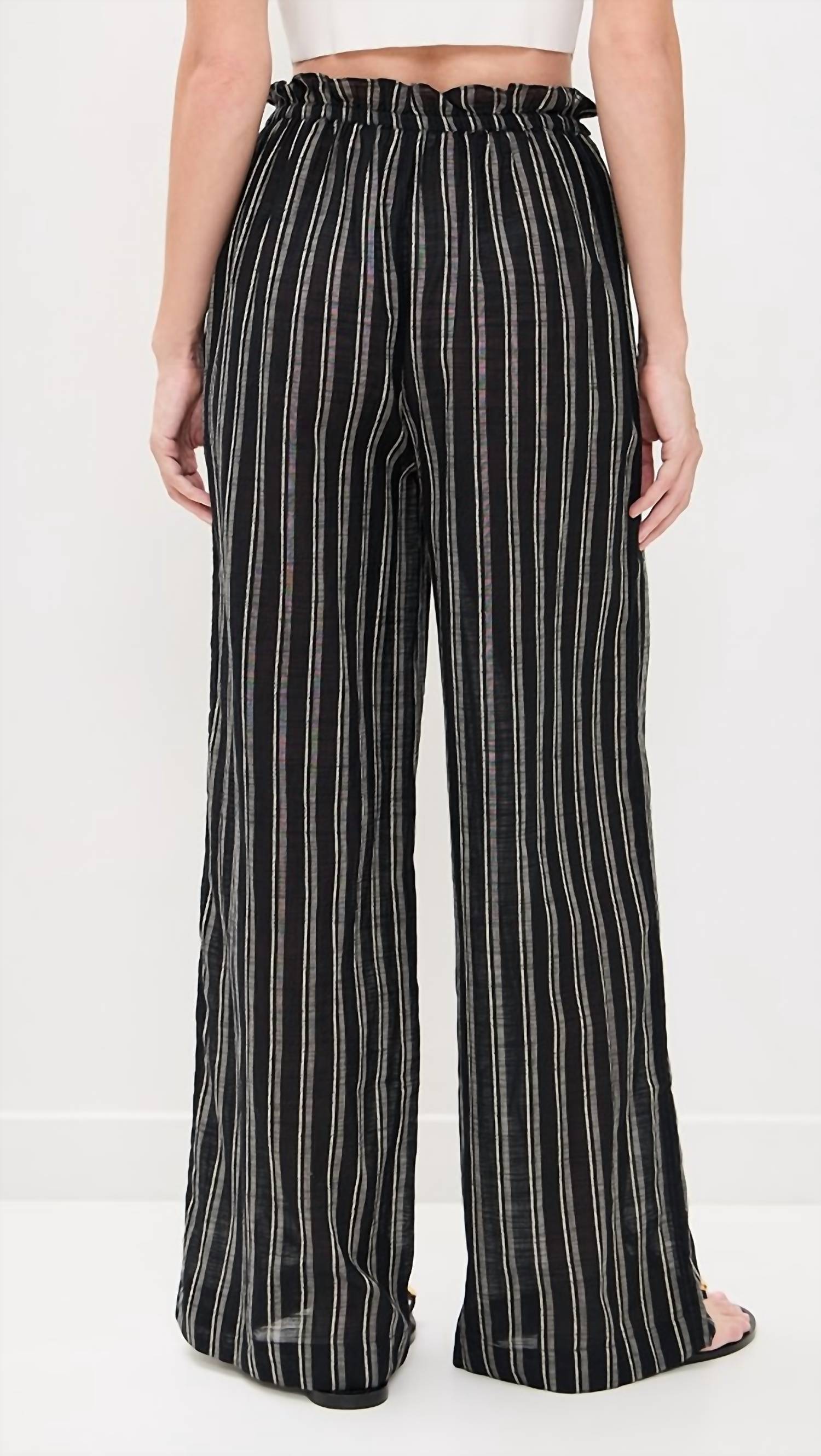 Ulla Johnson - Josephine Striped Coverup Pant
