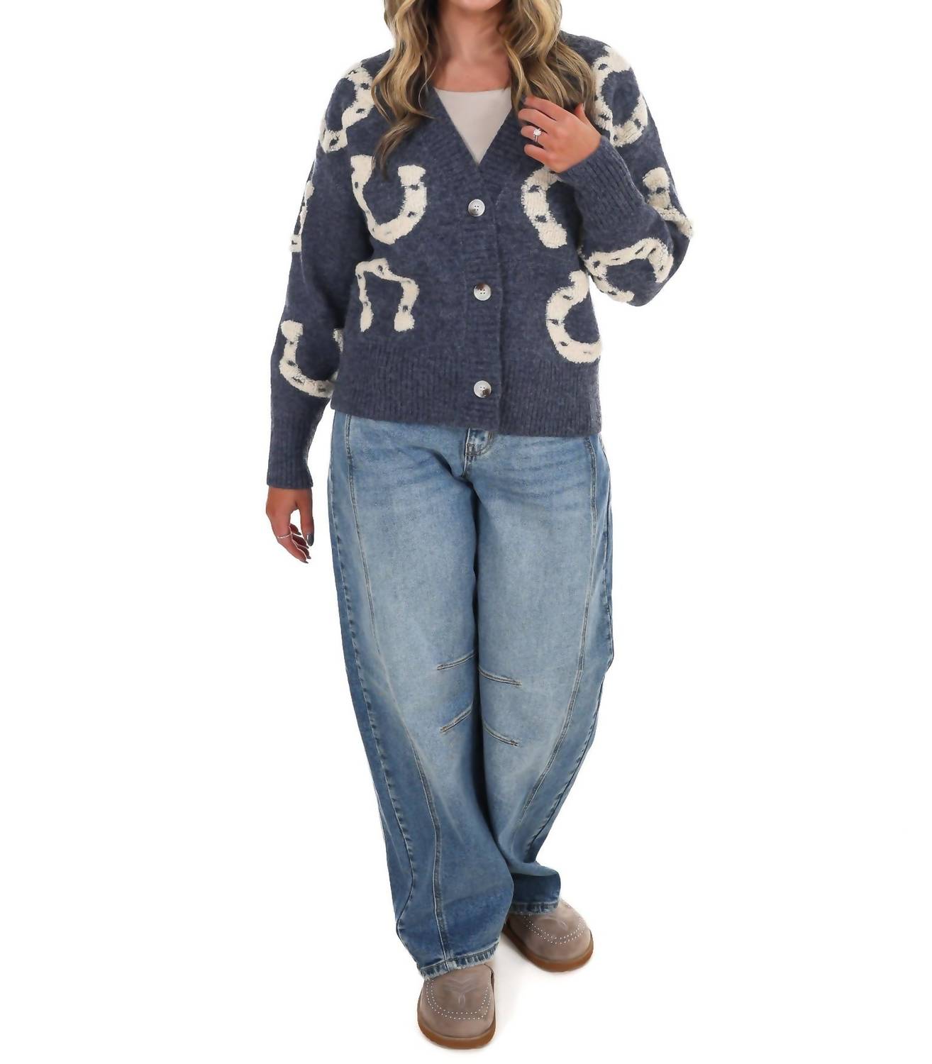 Ee:Some - Hoof & Thread Horseshoe Cardigan