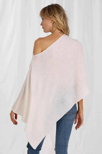 Minnie Rose - Cashmere Ruana Shawl Top