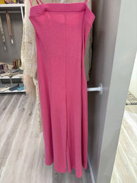 Davi & Dani - Straps Tube Open Back Wide Leg Jumpsuit