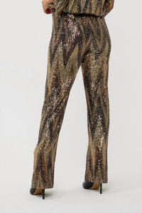 Esqualo - Zigzag Sequin Pants