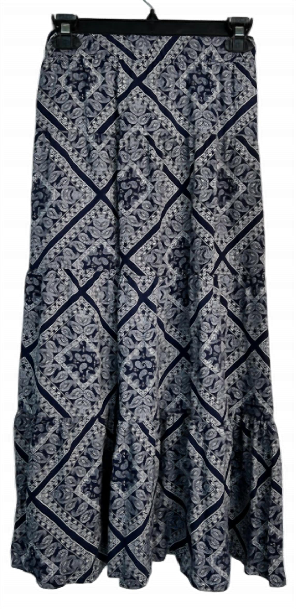 Aqua - Tiered Midi Skirt