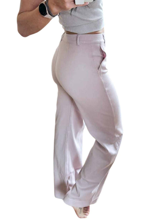 Rae Mode - Triple Stretch Cotton Twill Wide Leg Trousers