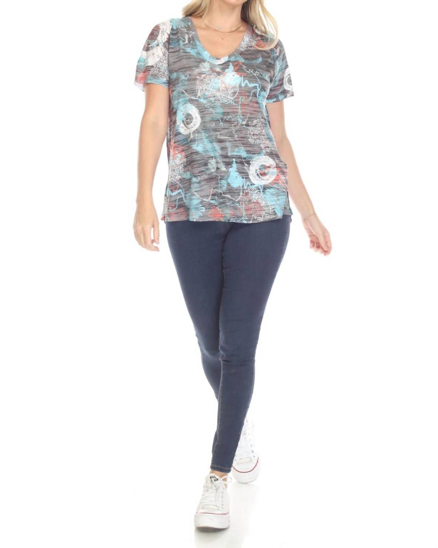 Yarn Strings Lightweight Burnout Top