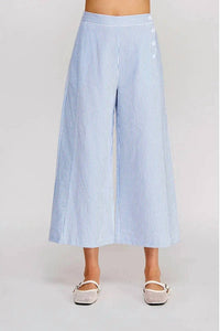 Allie Rose - Olga Pinstripe Seersucker Pants