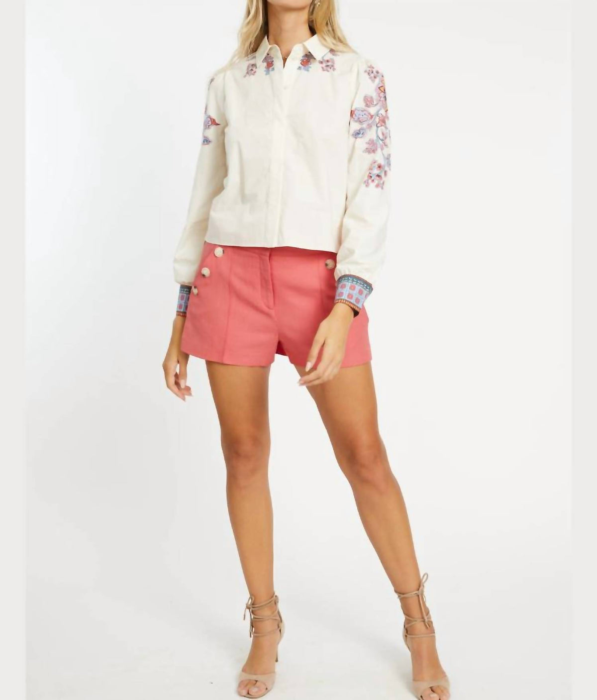 Caballero - Audrey Button Front Top
