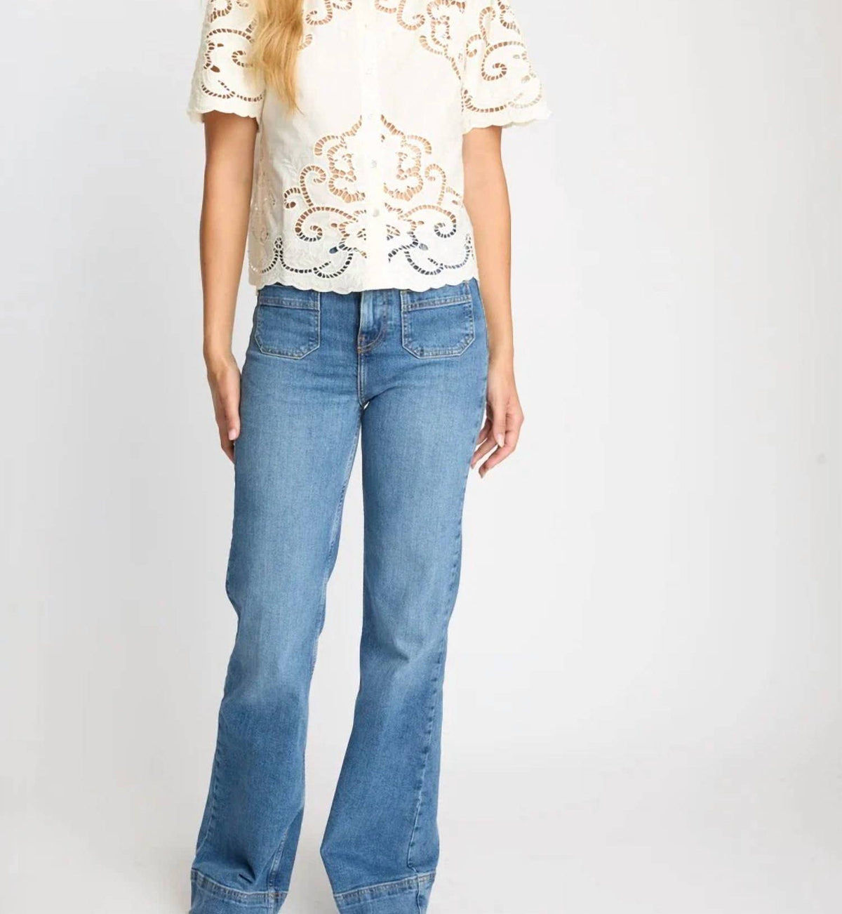 Caballero - Kenzie Button Front Top