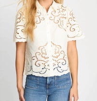 Caballero - Kenzie Button Front Top
