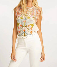 Caballero - Michelene Top - blouses - clothing - floral