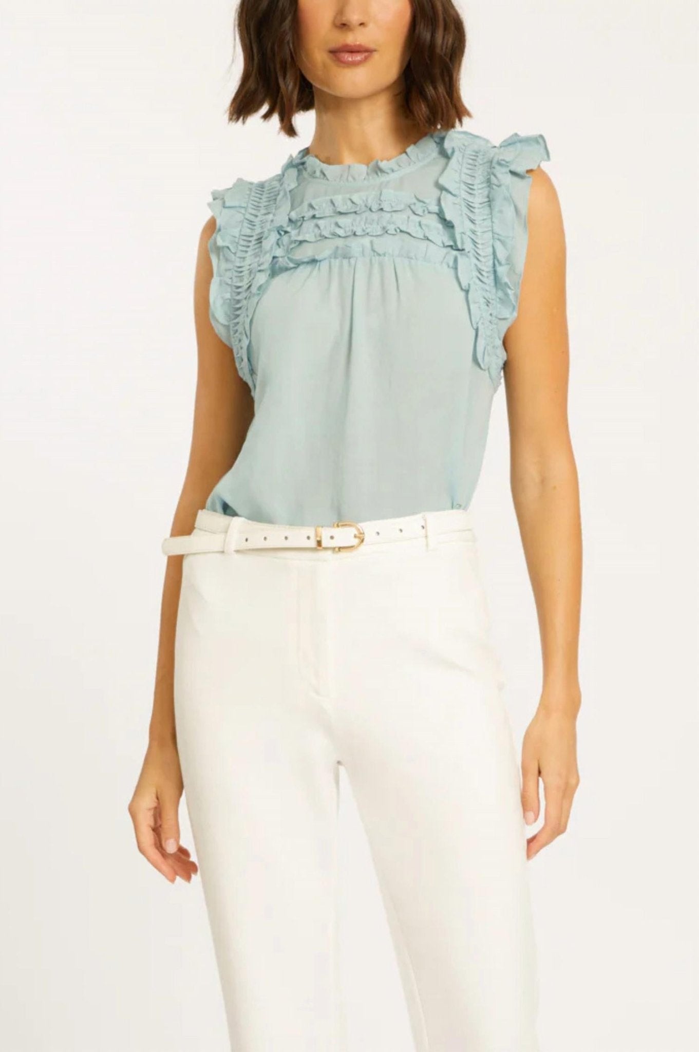 Caballero - Micheline Top - blouses - blue - clothing