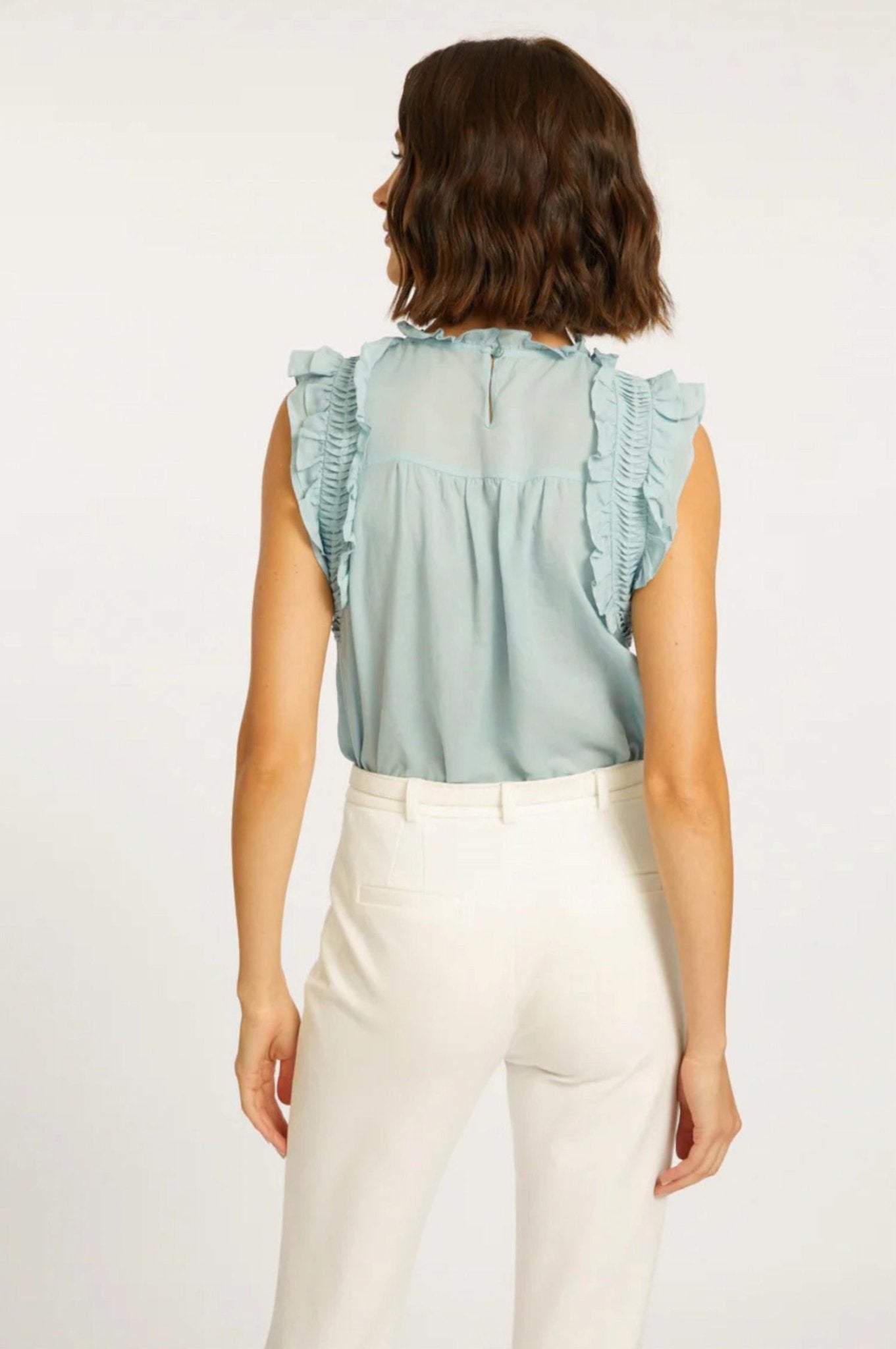 Caballero - Micheline Top - blouses - blue - clothing