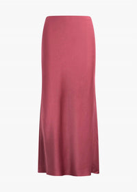 Favorite Daughter The Favorite Skirt in earth red - women's skirt - detail view