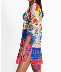 Johnny Was - Rumba Button Down Shirt Dress Plus