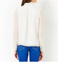 Lilly Pulitzer Teague Button Down Top in coconut - women's blouse - alternate view