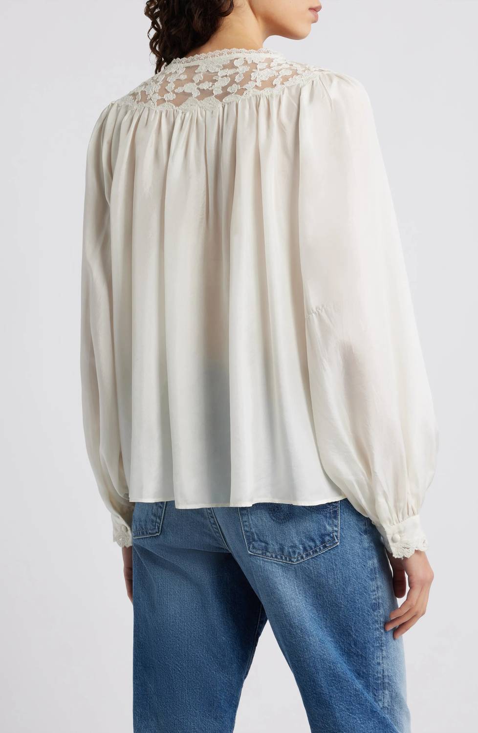 Loveshackfancy - Carine Long Sleeves Top