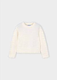 Mayoral - Girl's Soft Faux Fur Sweater