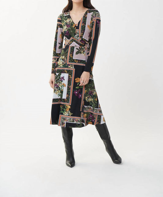 Joseph Ribkoff - Scarf Print Dress