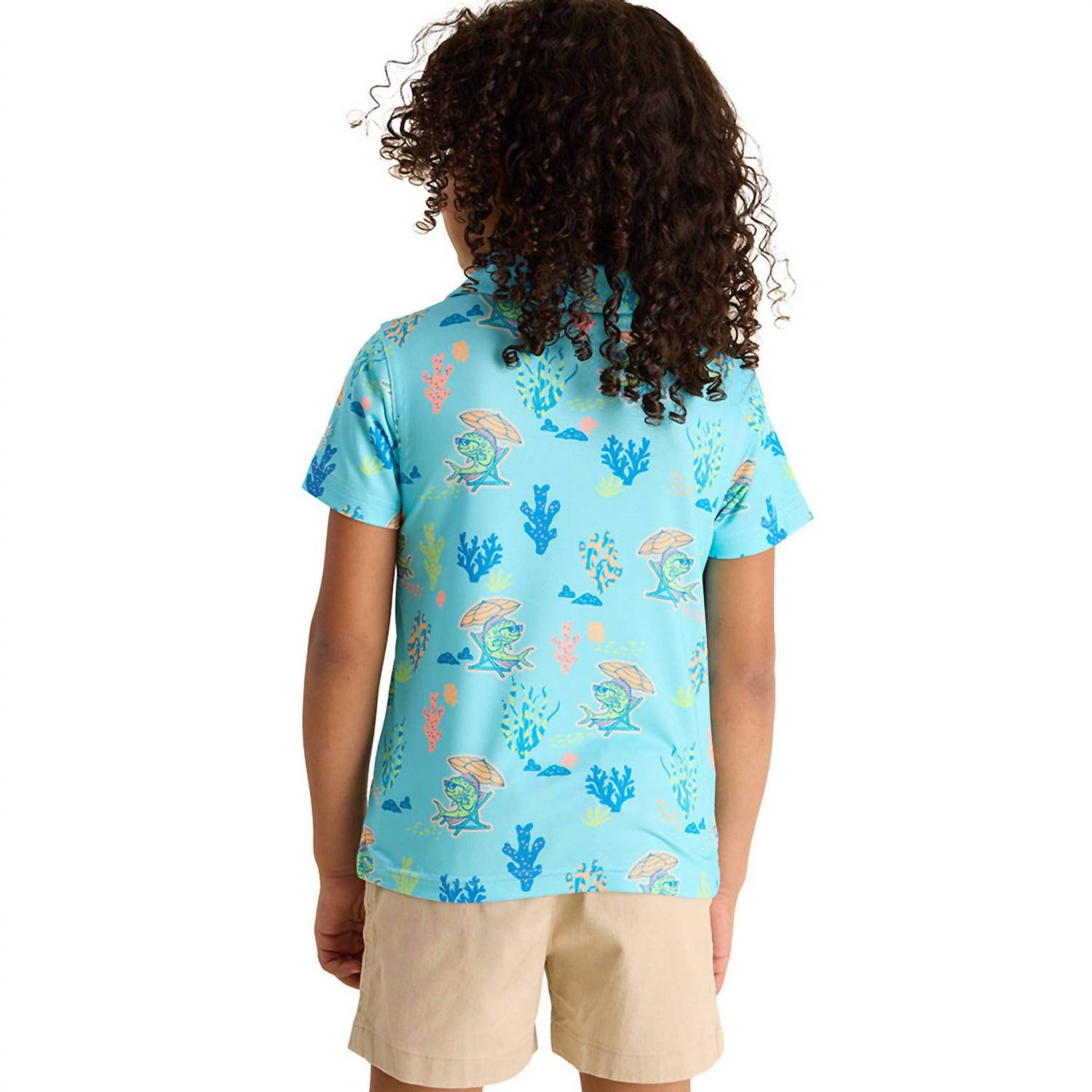 Chubbies - Lil Sittin' Under The Sea Toddler Performance Polo