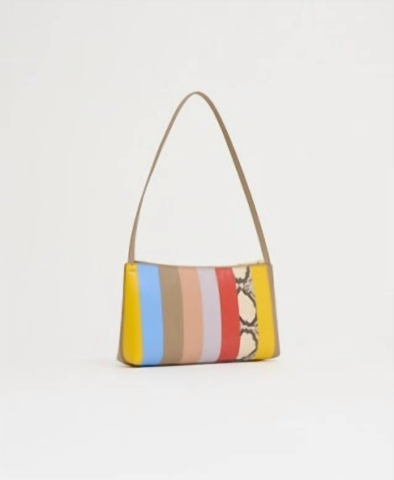 Mansur Gavriel Women's Gaia Shoulder Bag in rainbow - women's bag - detail view