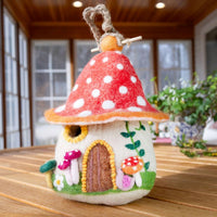 Dzi Handmade - Wild Woolies Birdhouse Fungi House