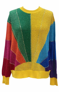 Queen Of Sparkles - Women's Sunshine Rhinestone Top