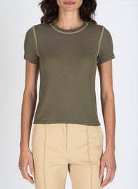 Atm - Modal Rib Short Sleeve Crewneck Tee